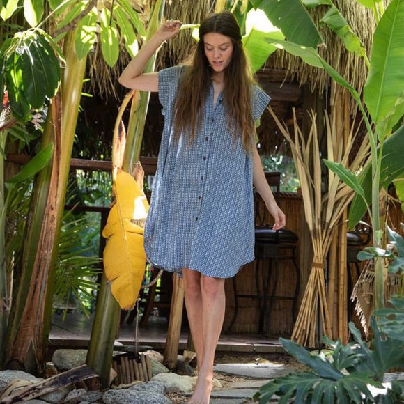 Dresses & Skirts - Indian printed shirt dress